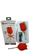 Rosa con estimulador doble 1077